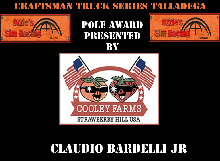 Ozzie's Sim Racing Pole Award